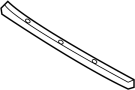 Image of Door Seal (Left, Rear) image for your 2010 Nissan Maxima   