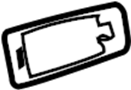 View Gasket Outside Handle, Door.  (Front, Rear) Full-Sized Product Image