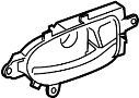 View Interior Door Handle (Left, Rear) Full-Sized Product Image