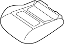 Image of Seat Cover (Right, Front) image for your Nissan