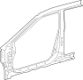 View Body Side, Outer. Fender. Nut. Service File F.  (Left, Right, Front, Rear) Full-Sized Product Image
