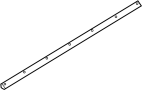 Image of Door Seal (Left, Front) image for your 2019 Nissan Titan XD Crew Cab SL/BASE  
