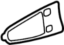 View Exterior Door Handle Gasket (Front, Rear) Full-Sized Product Image