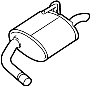 Image of Exhaust Muffler image for your 2025 Nissan Altima   