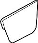 Image of Door Panel Handle Cover (Left) image for your 2020 Nissan Altima SEDAN PLAT 2.5L CVT FWD 
