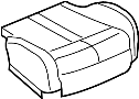 Image of Seat Cushion Foam (Front). Foam for seat cushion. image for your 2008 Nissan Altima   