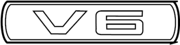 Image of Deck Lid Emblem image for your 2013 Nissan Titan Crew Cab LE  