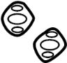 Image of Ring Rubber. image for your 2012 Nissan Frontier King Cab S 3.8L V6 AT 2WD 