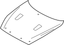 Image of Hood Panel. Hood Panel. image for your 2023 Nissan GT-R COUPE GT-R NISMO 3.8L V6 GR6 TT 