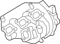 View Turbocharger with exhaust manifold Full-Sized Product Image 1 of 1