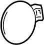Image of Fuel Filler Door image for your 2008 Nissan Rogue   