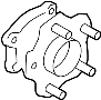 View Wheel Bearing and Hub (Rear) Full-Sized Product Image