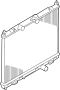 Image of Radiator. image for your 2008 Nissan Xterra SE 4.0L V6 AT 2WD 