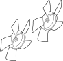 View Engine Cooling Fan Blade Full-Sized Product Image