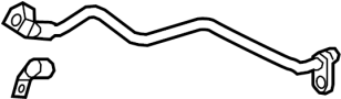 Image of A/C Pipe (Front) image for your 2016 Nissan Versa Note   