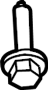 View Engine Torque Rod Bolt.  Full-Sized Product Image