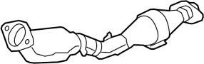 View Catalytic Converter (Front) Full-Sized Product Image
