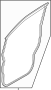 Image of Door Seal (Right, Front) image for your 2007 Nissan Murano S  