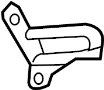 Image of Door Lock Striker Plate (Left) image for your 2017 Nissan NV200 S 2.0L CVT 