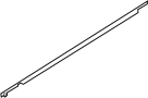 Image of Door Window Belt Weatherstrip (Left, Front) image for your 2012 Nissan Titan King Cab SV 5.6L V8 AT 2WD/SB 