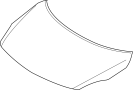 Image of Hood Panel image for your 2014 Nissan Armada LE 5.6L V8 FLEX AT 2WD 