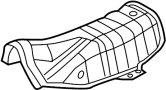 Image of Floor Pan Heat Shield (Front) image for your 2017 Nissan Versa   