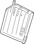 Image of CUADRO RESPALDO TRASERO IZQ. The frame structure of a. image for your 2017 Nissan Versa   