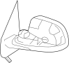 Image of ESPEJO PUERTA IZQ image for your 2003 Nissan Frontier SC LWB 3.3L V6 AT 2WD 