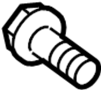 View Door Hinge Bolt Full-Sized Product Image