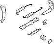 Image of Drum Brake (Right, Rear) image for your Nissan