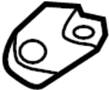 Image of Clamp Rod Hood. image for your 2004 Nissan Maxima SEDAN SL 5 PASSENGER 3.5L V6 AT 