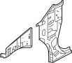 Image of Body A-Pillar (Left) image for your 2012 Nissan NV3500 VAN SV - STANDARD ROOF  