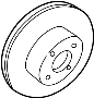 Image of Brake Rotor MAI. Rotor Disc Brake. (Front) image for your INFINITI