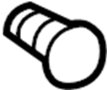 Image of Bumper Cover Retainer image for your 2020 Nissan Frontier King Cab SV  