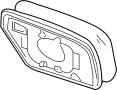 Image of Door Mirror Glass (Right). Door Mirror Glass. image for your 2016 Nissan NV (High Roof / Standard Roof)   