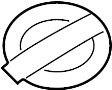 View Engine Cover Emblem Full-Sized Product Image 1 of 4
