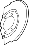 Image of Brake Dust Shield image for your 2011 Nissan Quest   