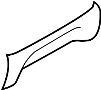 Image of EMBELLECEDOR COJ«N ASIE DEL DCH DEL image for your 2016 Nissan 240SX   
