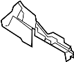 Image of Seat Track Cover (Right, Front) image for your 2005 Nissan Frontier   