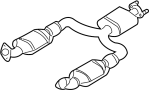 Image of Catalytic Converter (Front) image for your 2007 INFINITI M45   