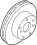 View Disc Brake Rotor (Front) Full-Sized Product Image