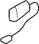 Image of Seat Belt Receptacle (Front) image for your 1997 Nissan Pathfinder LE 3.3L V6 AT P/4WD 