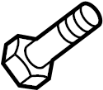 View STANDARD HARDWA. Suspension Sway Bar Bracket Bolt.  Full-Sized Product Image 1 of 5