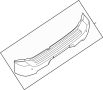 Image of Bumper Cover (Rear) image for your 2004 INFINITI QX56   