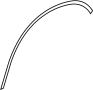 Image of Wheel Arch Flare Gasket (Right, Front) image for your INFINITI QX80  