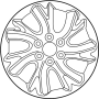 Image of Wheel Aluminum. Wheel Road AL. image for your 1996 INFINITI
