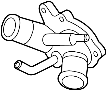 View Engine Coolant Thermostat Housing Full-Sized Product Image 1 of 2