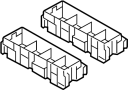 View Bracket Junction. Bracket Relay Box. Housing Fusible Link Holder. Service File B.  Full-Sized Product Image