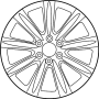 Image of Wheel image for your 2014 INFINITI QX56   