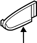 View Cap Door Finisher.  (Left) Full-Sized Product Image